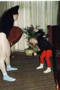 Five years - 'eck'ercising with Mommy
